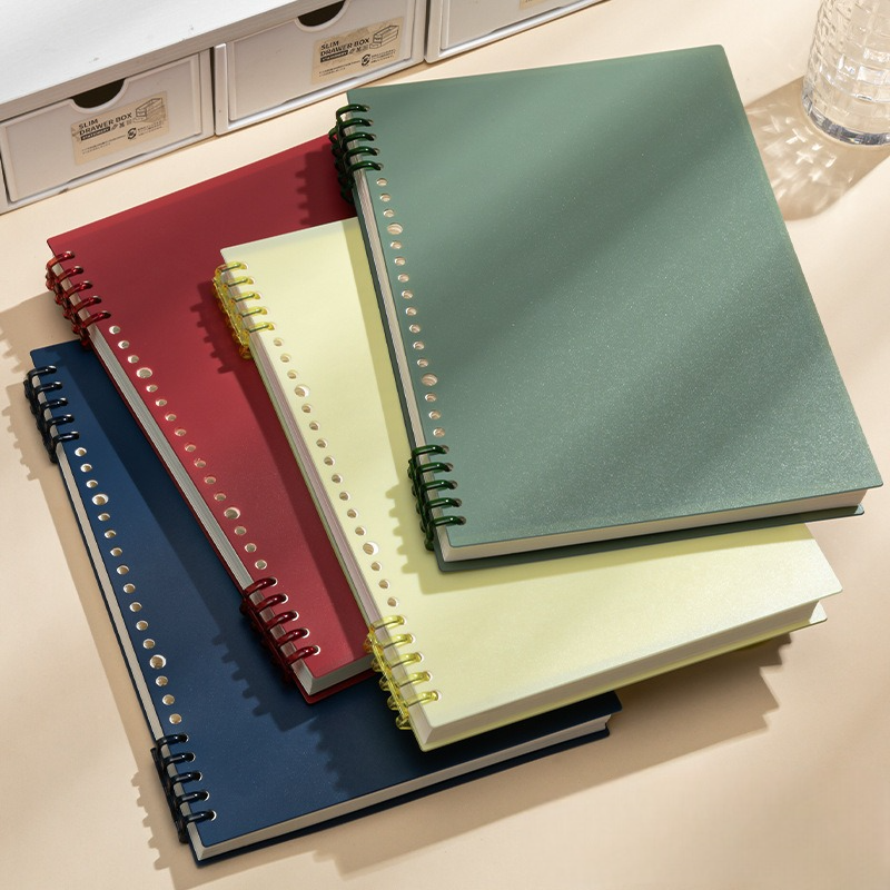 도베른 왼손잡이도 쓰기쉬운 스프링공책 노트 4종세트, 1세트, A5 그린,블루,레드,옐로우 8,000원