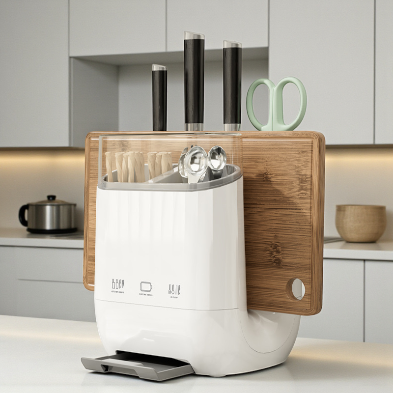 메리테이블 주방 물빠짐 수저 칼 꽂이 도마 거치대 보관함 13,390원