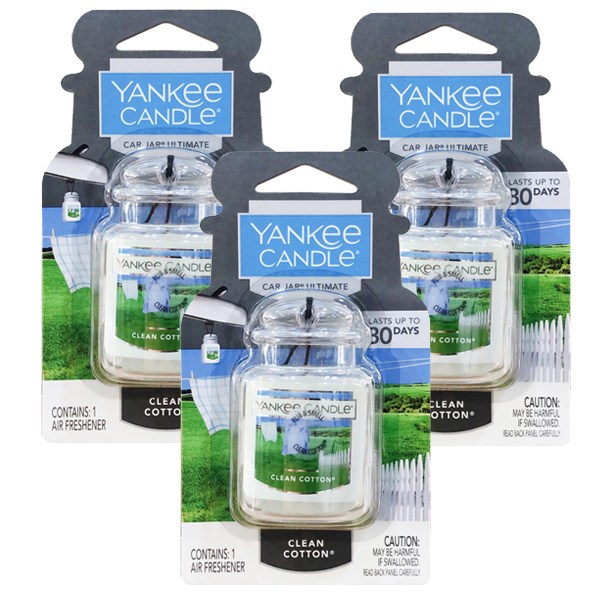 [1+1+1] 무배 양키캔들 카자 얼티메이트 차량용 자동차 방향제, 3개, 얼티메이트 클린코튼 18,900원