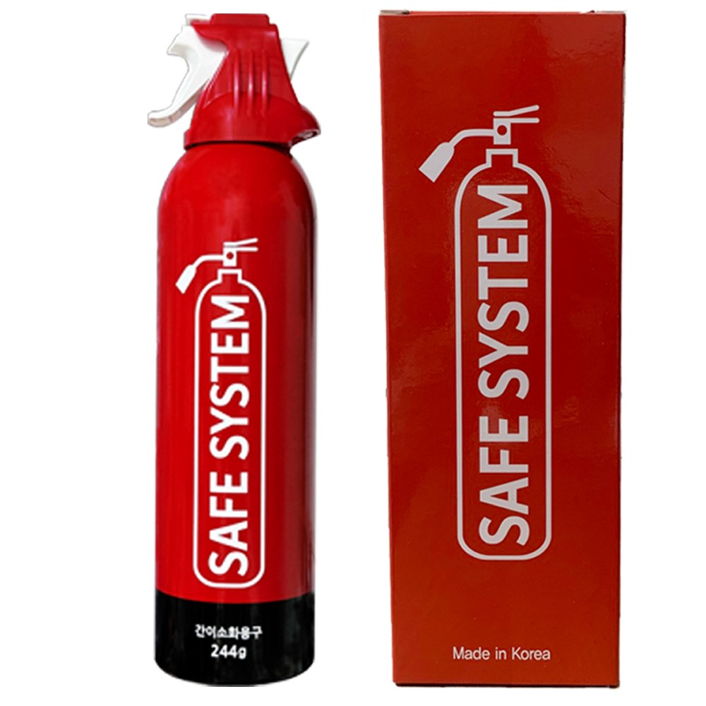 세이프시스템 차량용 소화기 스프레이형 강화액 주방용 캠핑용 KFI 국가검증 9,900원
