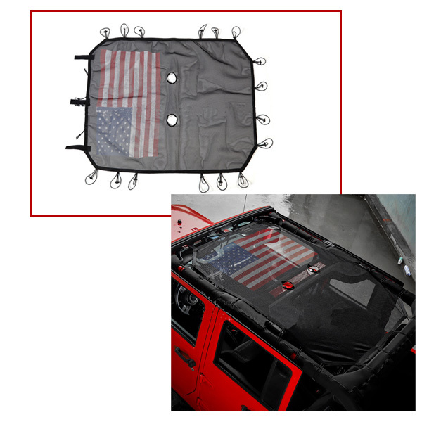 지프 호환 썬쉐이드 햇빛가리개 가림막 탑커버 지붕망 모기장 지프악세사리 지프용품, 1개 28,270원