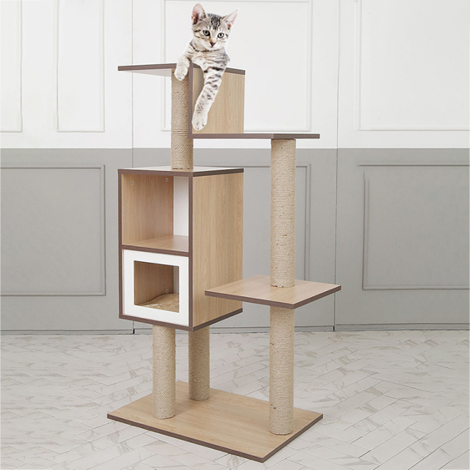 채널펫 퀸오브 캣타워 스위트원목 n002 72,500원