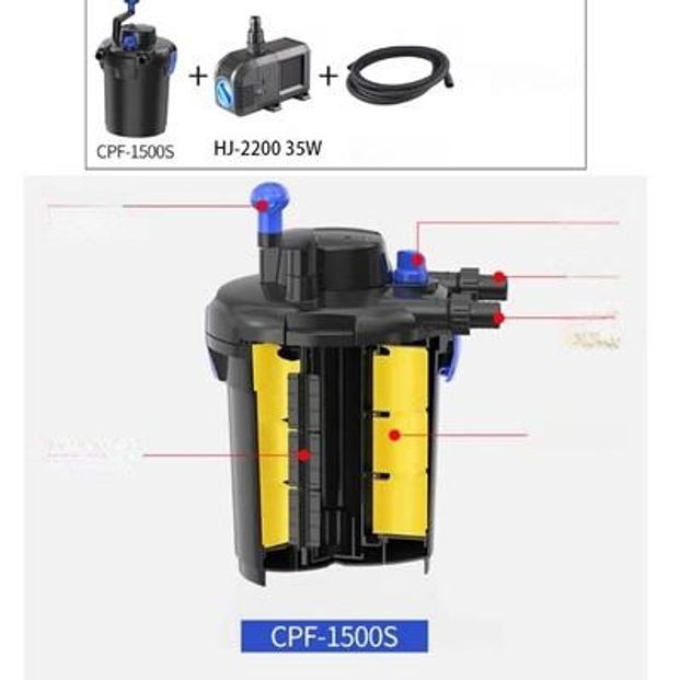 연못 필터 여과기 양어장 어항 녹조제거 정수 정화기 청소 실외 집똥기 대형 순환 물순환 118,000원