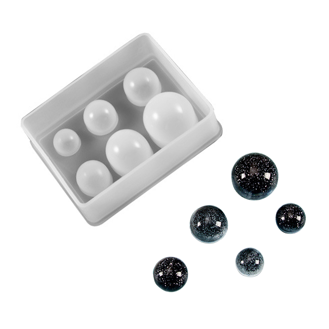 [드그라쎄] 실리콘몰드 - 원형 구 몰드 6종 레진 공예 아트 석고방향제 재료 6,000원