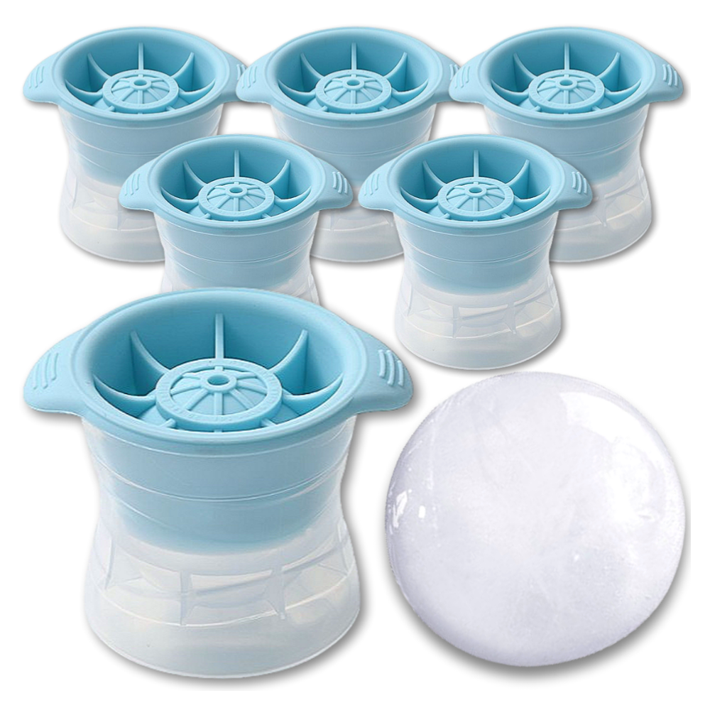 조앤제이 간편 하이볼 위스키 원형 실리콘 왕 얼음틀, 블루, 6개 4,980원