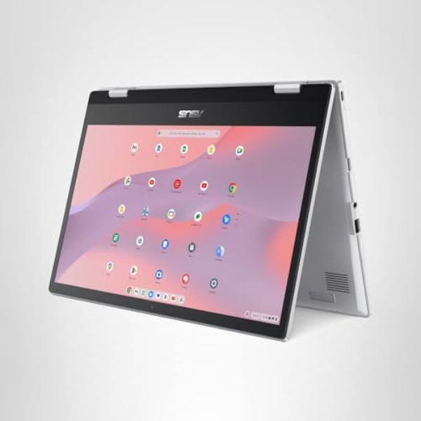 ASUS 크롬북 플립 CX1 컨버터블 노트북 14인치 FHD 나노엣지 360도 터치스크린 인텔 셀러론 N4500 프로세서 128GB eMMC 저장 공간 8GB RAM 크롬OS 투 919,400원