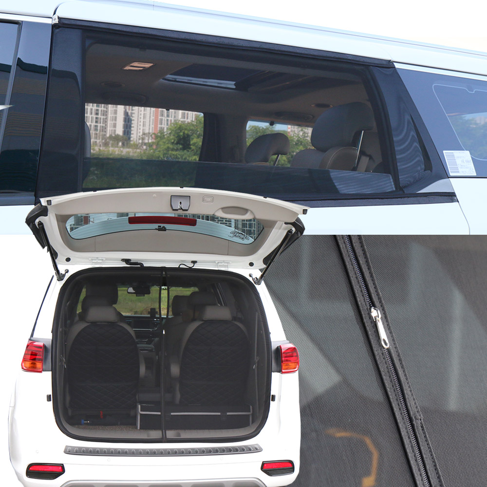 카니발 차박모기장 3종세트(트렁크모기장+2열창세트) 74,900원