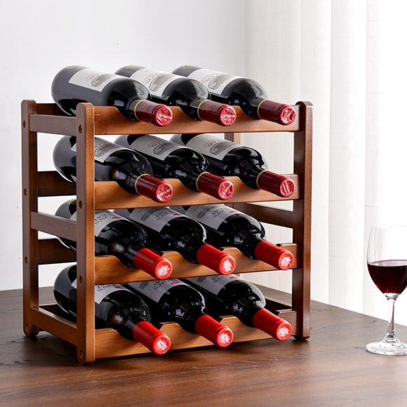 YULMIN 4단 원목 와인랙 16구 52,040원
