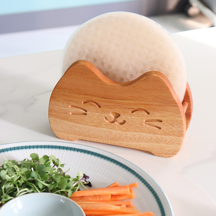 좋은예감 마호캣 라이스페이퍼 홀더 2type, 1개, 랜덤출고(스마일) 13,970원