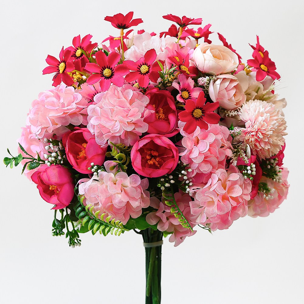 조화 꽃다발 성묘 산소 조화 코스모스 국화 꽃 인테리어 장식, 1개 26,900원