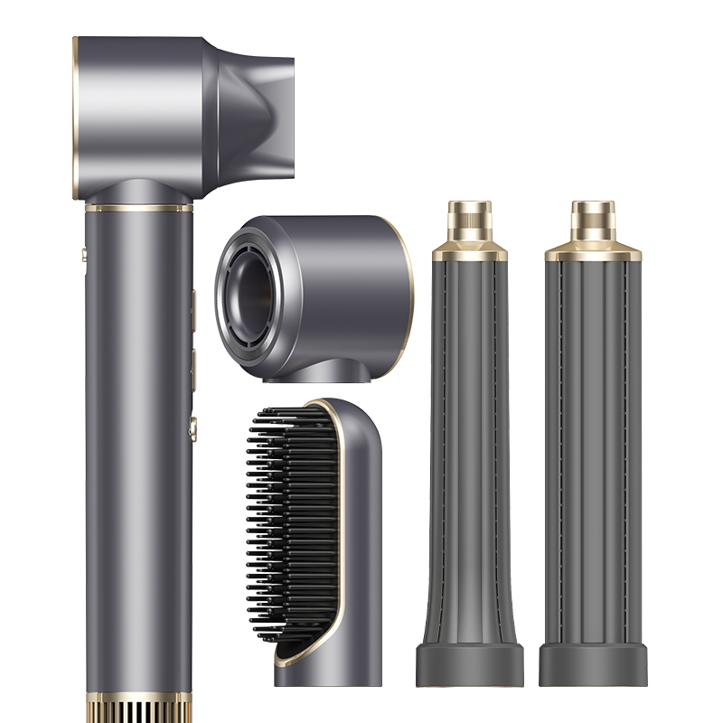 루킨스 멀티 스타일러 5 in 1 고속 모발건조기 헤어랩 드라이어 1300W, KH-802D, 그레이 169,000원