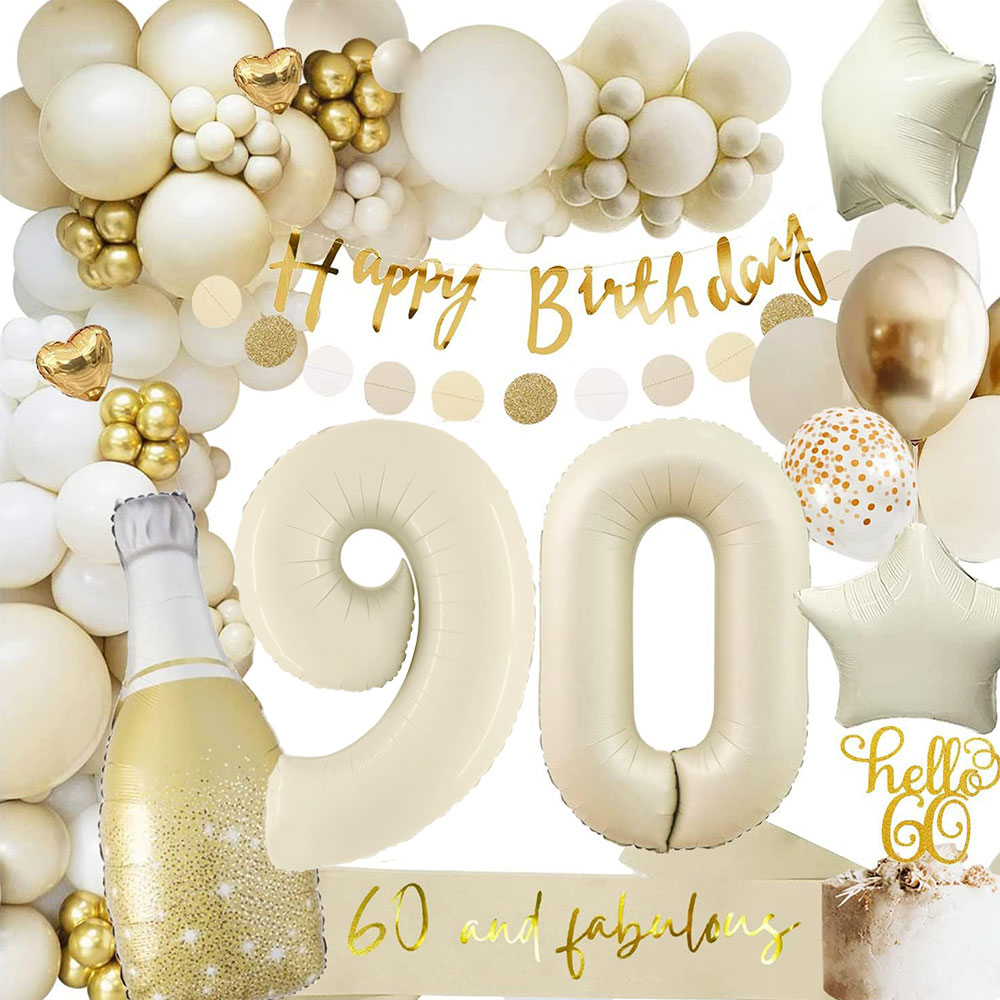 파티앤온 환갑 상차림 칠순 팔순 부모님 생신 잔치상 풍선 세트, 구순(90) 19,900원