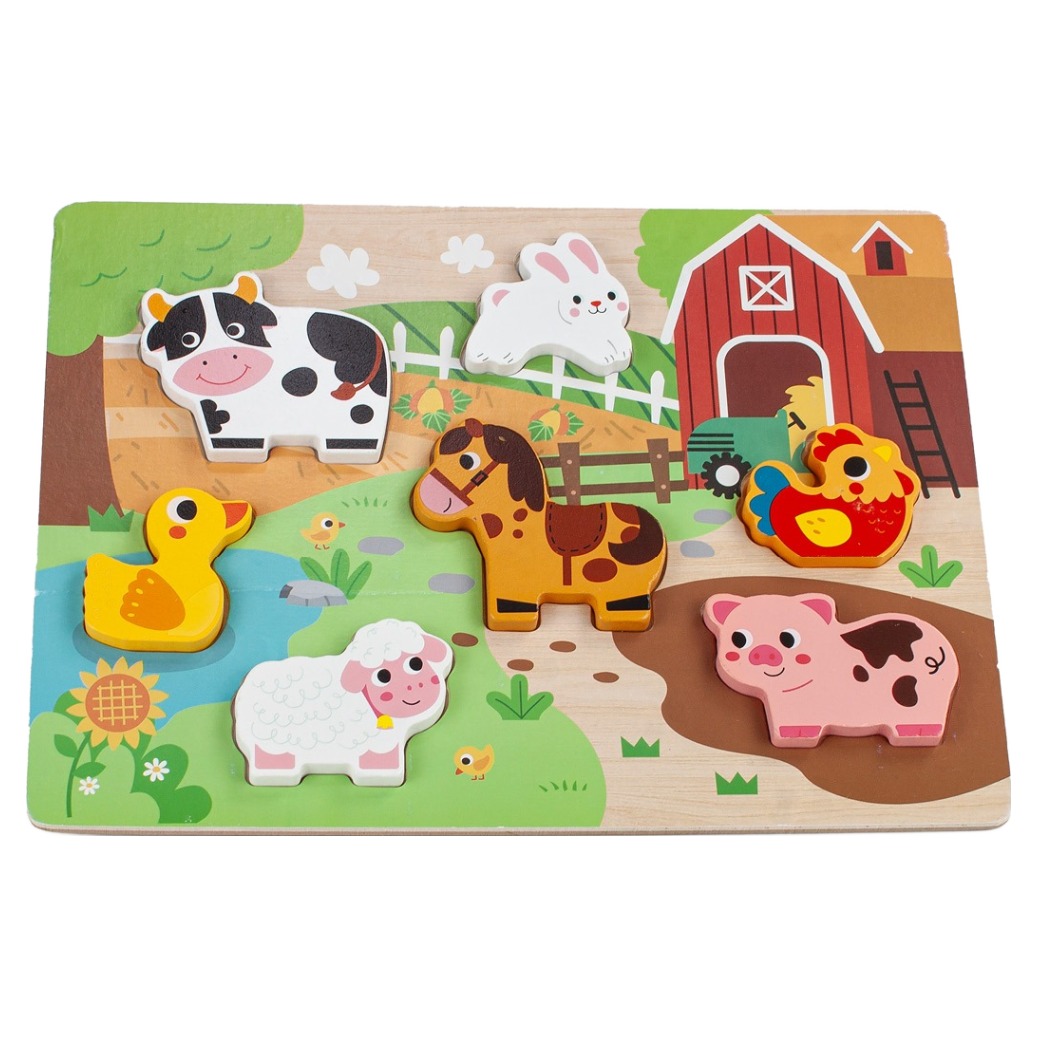 하이판다 원목 퍼즐 가축, 1개 9,400원