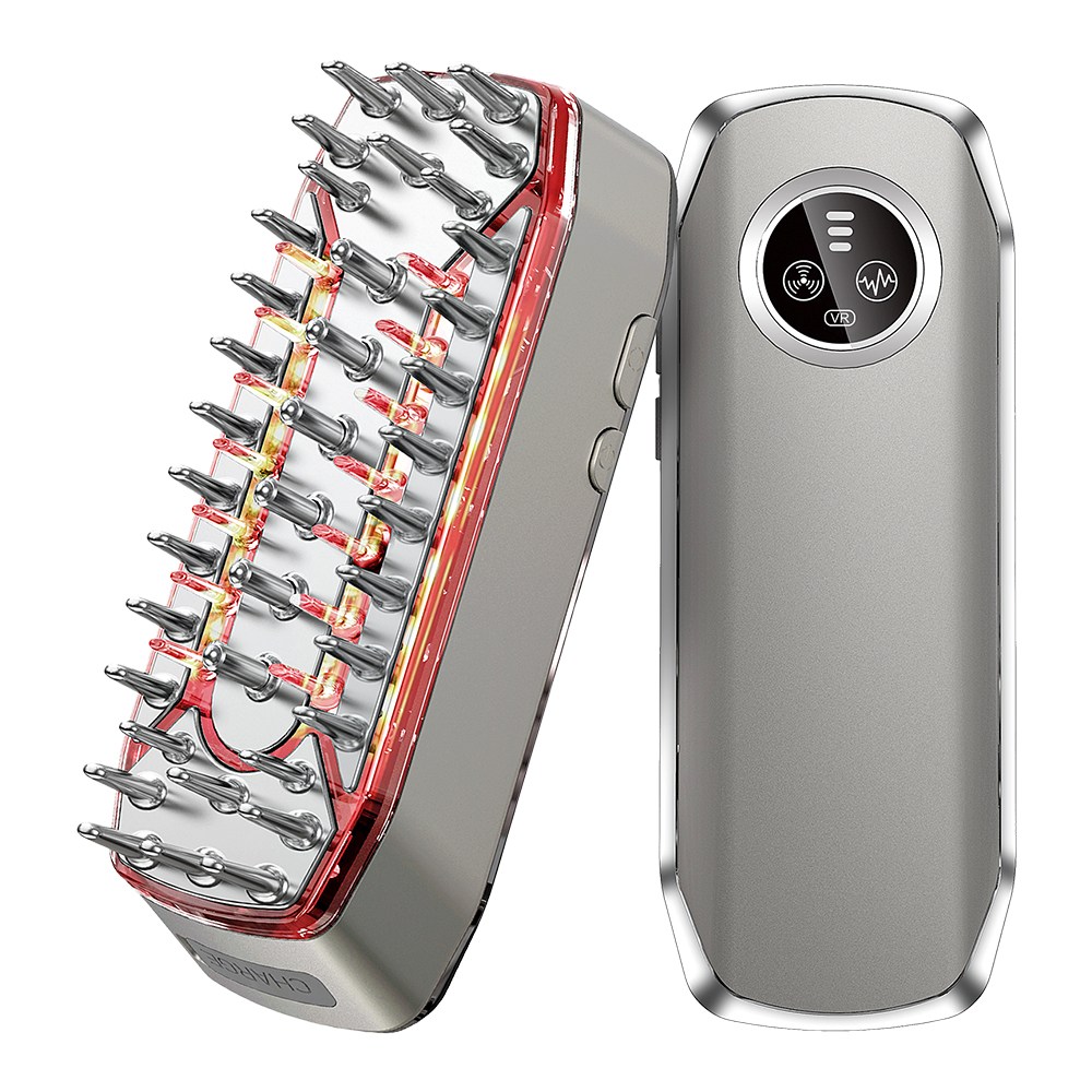 쎙쿠 다기능 두피 마사지기 두피관리기 전동 마사지기 EMS 미세전류 모발관리기 마사지 빗 무선 주파수 장치 헤어브러쉬 생일 선물 어머니날 선물 41,900원