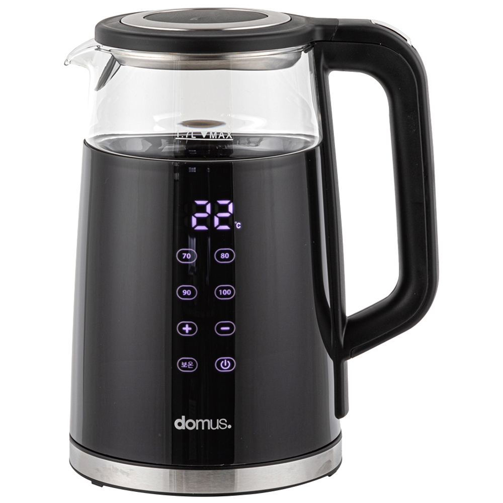 도무스 이중 전기주전자 글라스 디지털 1.7L, DK-G8717D 27,720원