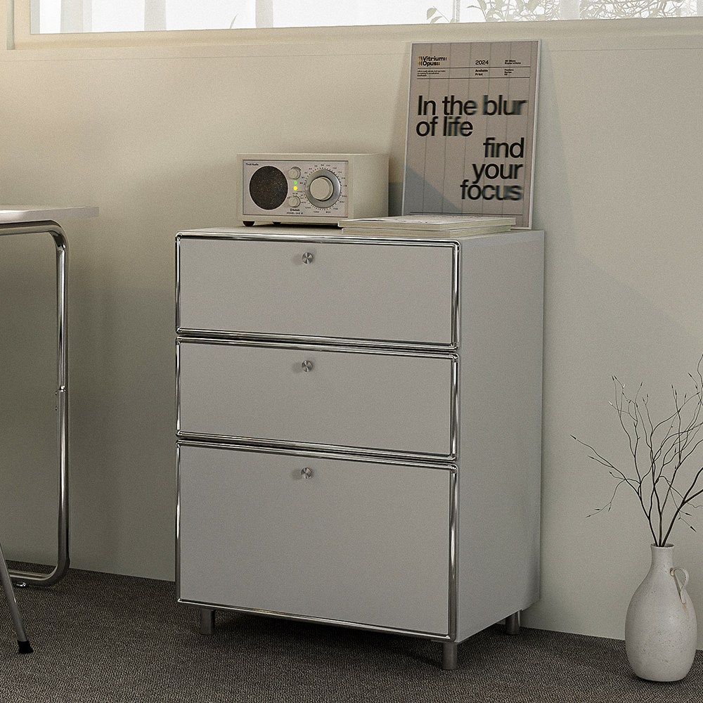 모네르 모듈 미드센츄리 국내제작 서랍 tv다이 높은 거실장 2colors, 01.퓨어화이트 151,900원