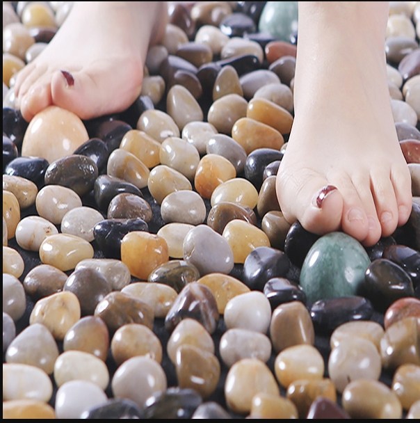 FOOI 천연 조약돌 지압매트 고밀도 발지압판 부모님선물, 1개 33,190원