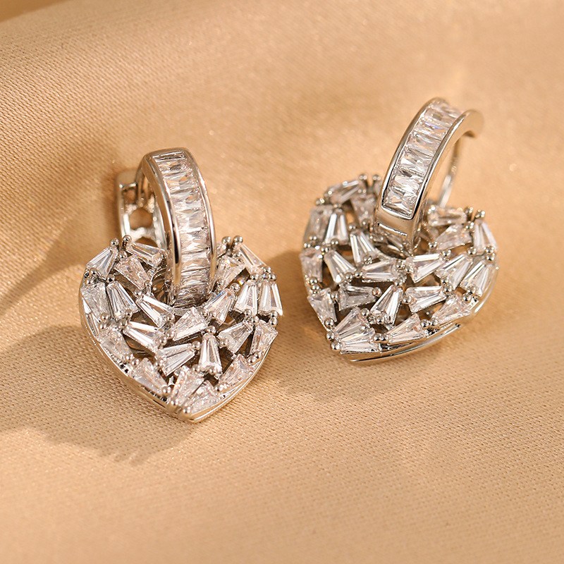 Ramlove 18K 하트 원터치귀걸이 925은침 오픈워크 디자인 탈부착 도금 이어커프 CJR-SSL0951 69,800원