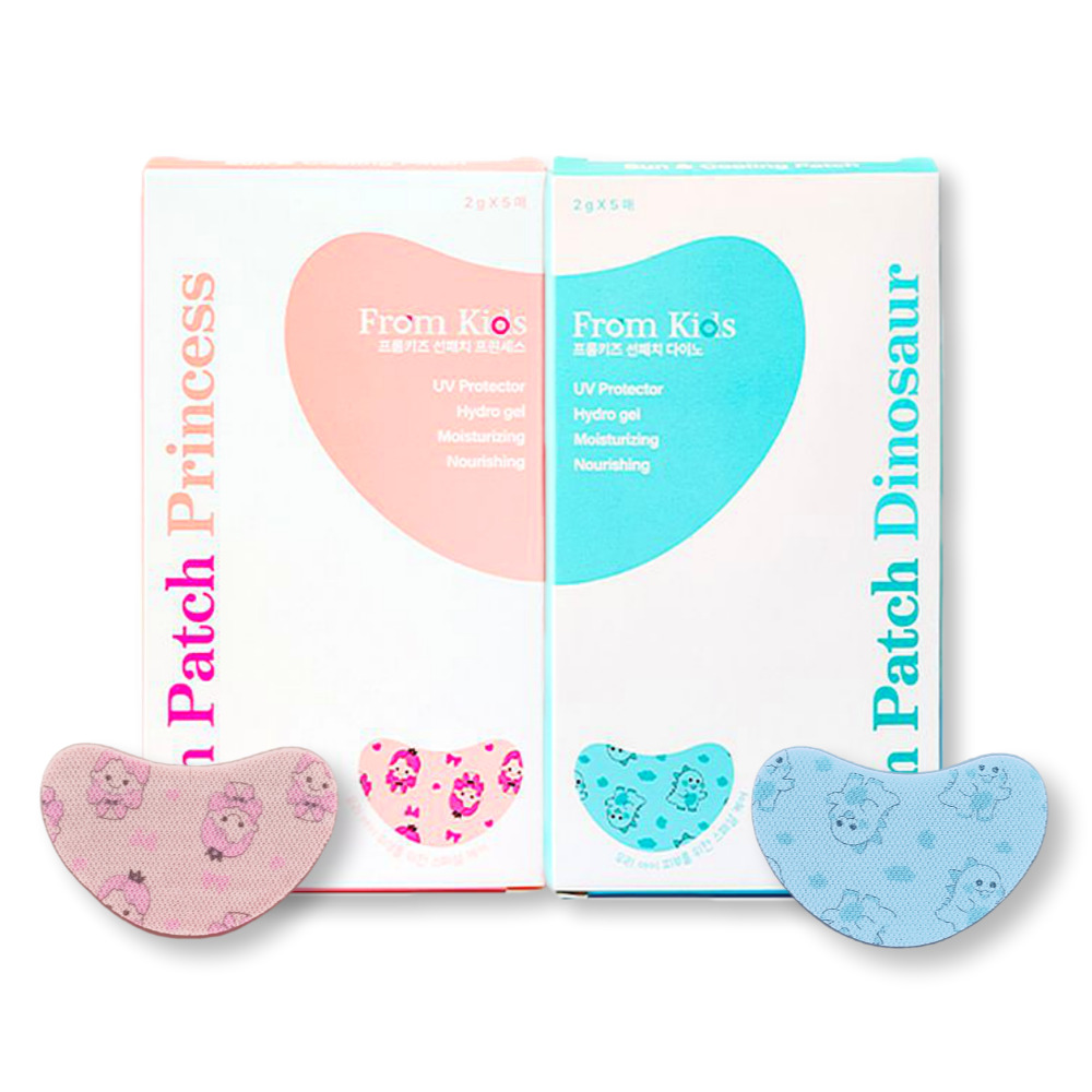 [1+1]프롬키즈 하트 쿨링 선패치 2종 유아 어린이 초등 무자극 자외선 주근깨 차단, 2개, 10g 14,900원