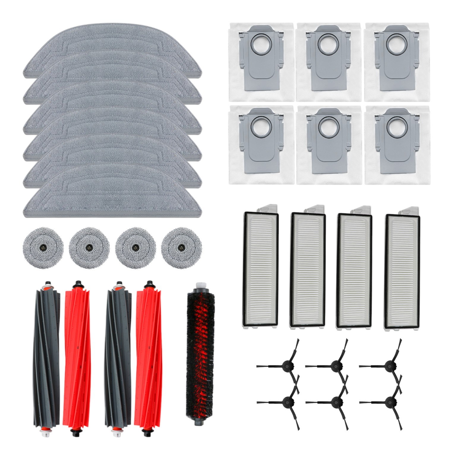로보락 호환 S8 MaxV Ultra 소모품 물걸레 더스트백 필터 브러쉬 세트 패키지, 1세트, S8 MaxV Ultra 52,800원