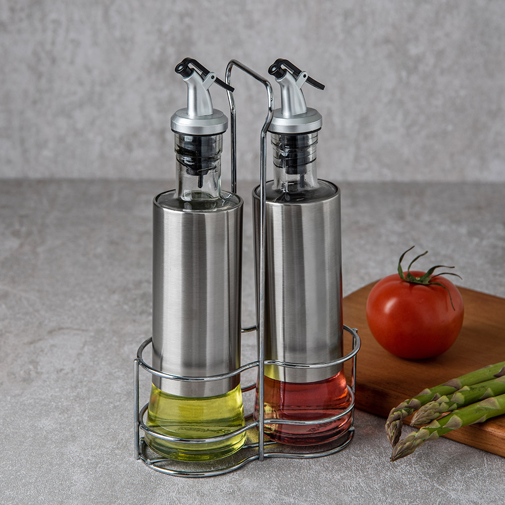 인블룸 원터치 스텐 오일병 2종 + 거치대 세트, 300ml, 1세트 11,900원