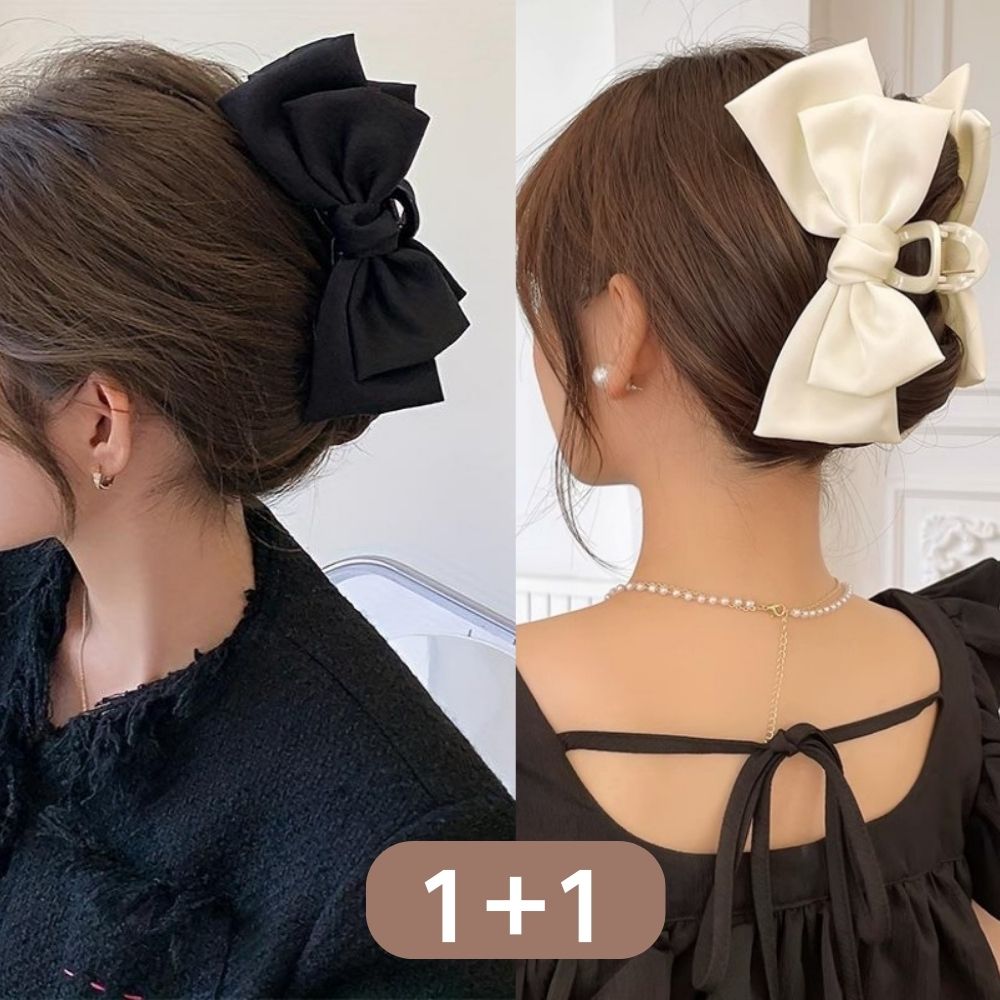 1+1 대왕 올림머리 리본 집게핀 15cm 11,960원