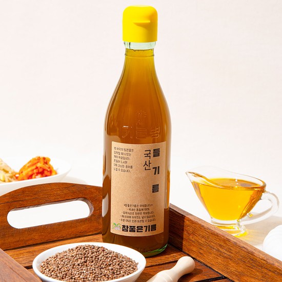 [더조은푸드] 유수한 방앗간 국산 들깨 들기름 350ml 42,160원