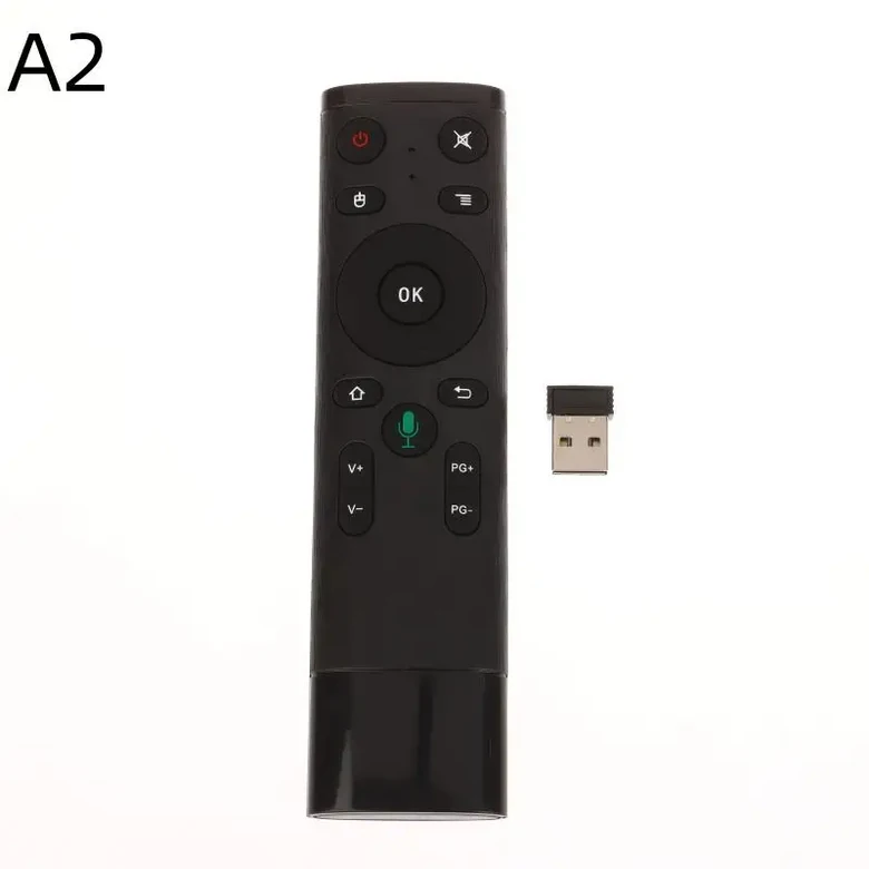 프로젝터 스마트 TV 안드로이드 박스용 USB 수신기 Q5 에어 마우스 리모컨이 있는 2.4G 무선 음성 원격 자 16,200원