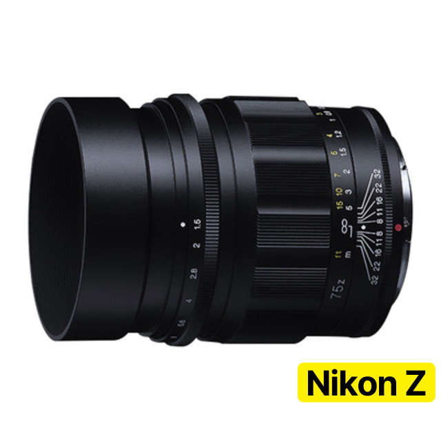 [정품등록시 5만 포인트 3년 보증] 보이그랜더 NOKTON 75mm F1.5 ASP 니콘 Z마운트, 단일품목, 현재가 1,098,000원