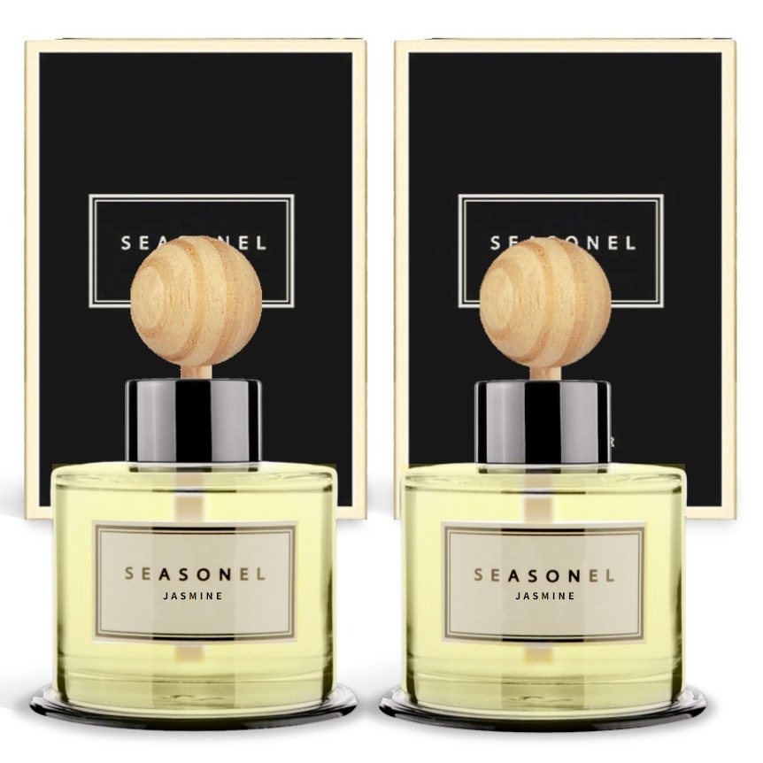 시즈넬 차량용 디퓨저 50ml 본품 + 우드볼 세트, 자스민, 2세트 9,900원