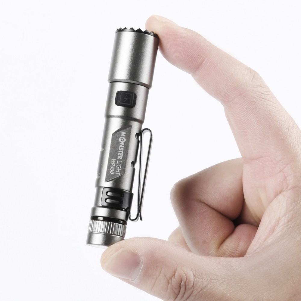 몬스터라이트 미니토치 충전식 펜라이트 줌 LED 후레쉬 손전등 랜턴 작업등, 1개 22,000원