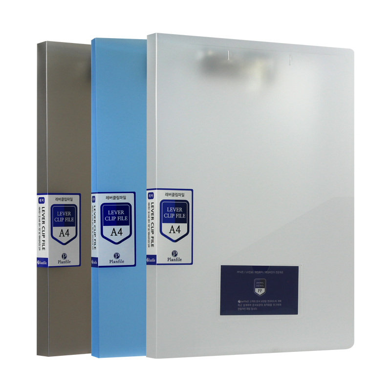 [인터탑] A4 반투명 레버 클립 파일 더블 레버 클립 파일 명함명찰 포켓 부착 10개입 무료 배송 23,500원