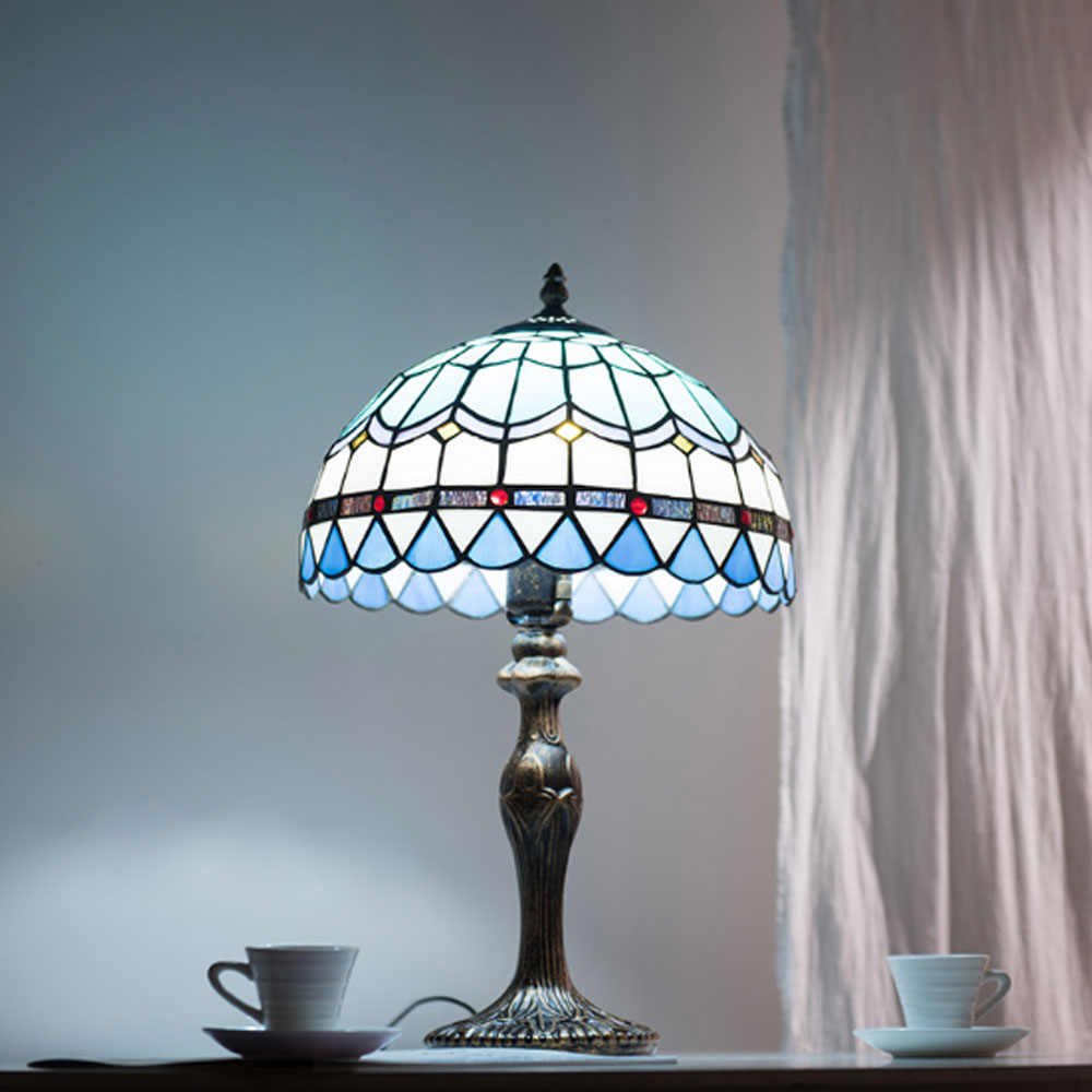 [아토조명] 스테인드글라스 빈티지 레트로 단스탠드 무드등 94,000원