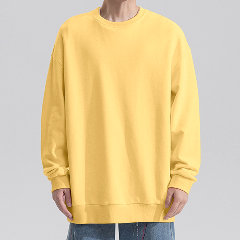 엠씨티 프리미엄 오버핏 DY 3단쭈리 무지 맨투맨 21,900원