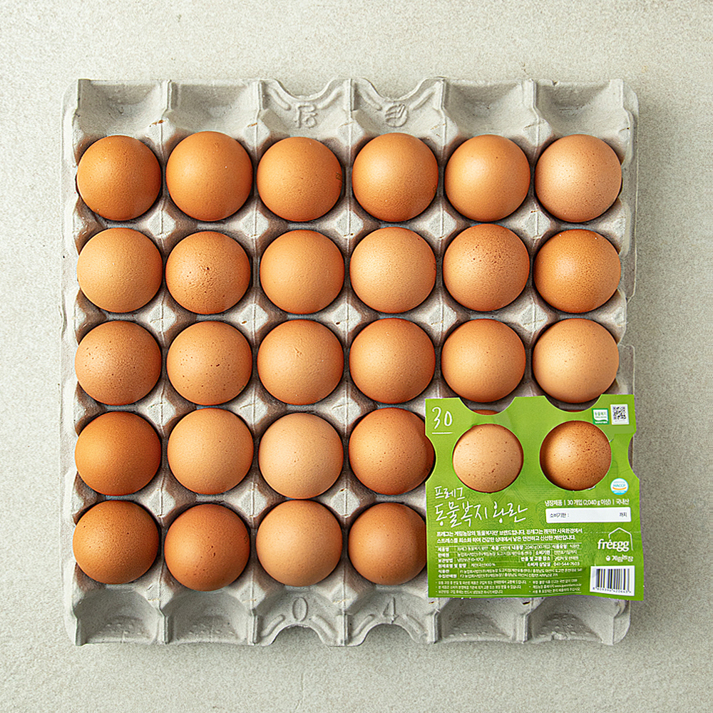 [로켓프레시] 프레그 동물복지 인증 계림농장 왕란 2040g 15,240원