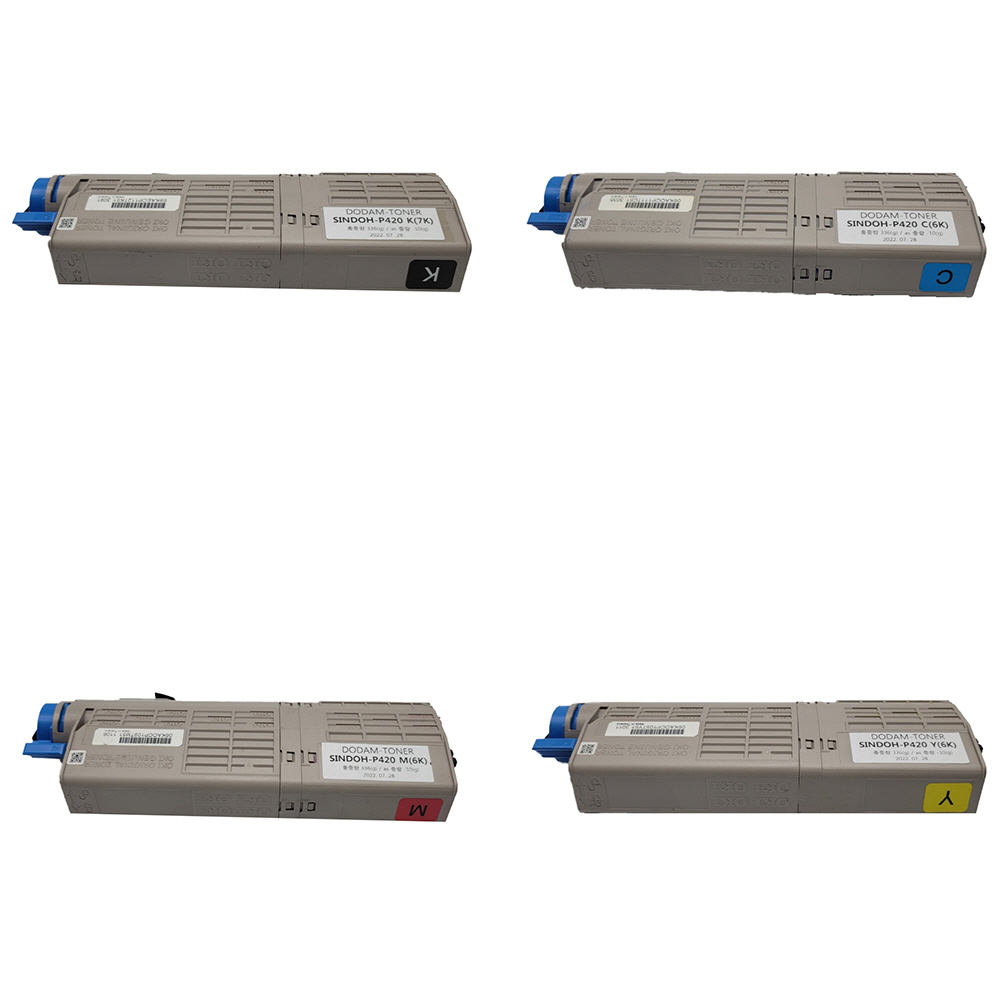 [MOA 재생토너] 신도리코 CL3030DN 표준용량 4색set(P420T7KK/P420T6KC/P420T6KM/P420T6KY), 1세트, 4색 241,690원