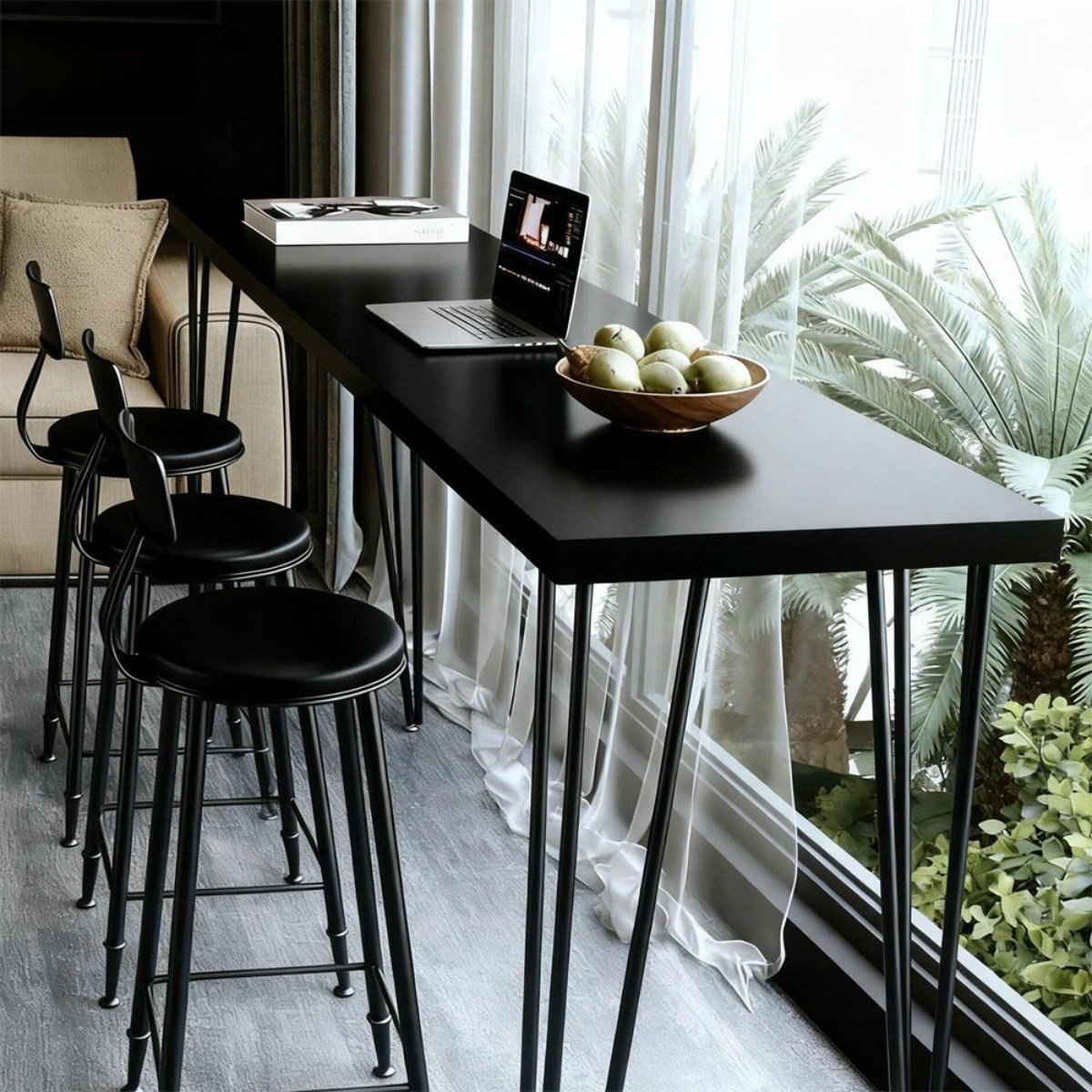 리바홈 모던 홈바테이블 홈바 높은 아일랜드 높은 테이블 식탁 의자 세트 2000 1800 1400 202,000원