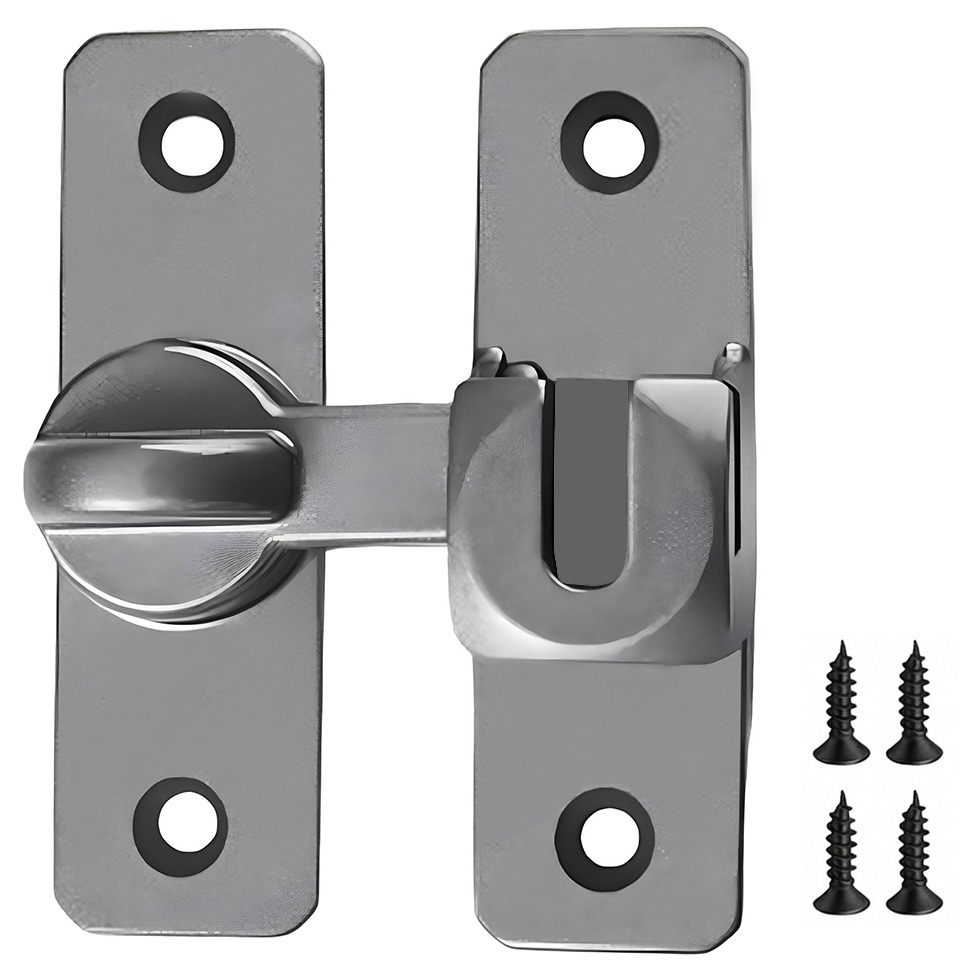 OON 미닫이 여닫이 문 걸쇠 플랫 잠금고리 세트 5,400원