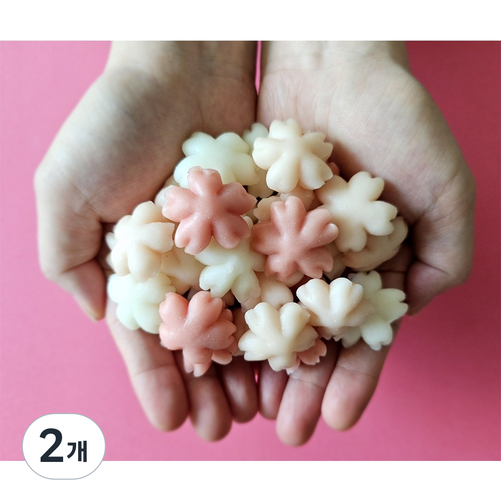 굿푸드365 국산쌀 꽃 모양 봄봄 벚꽃떡국떡, 400g, 2개 16,700원