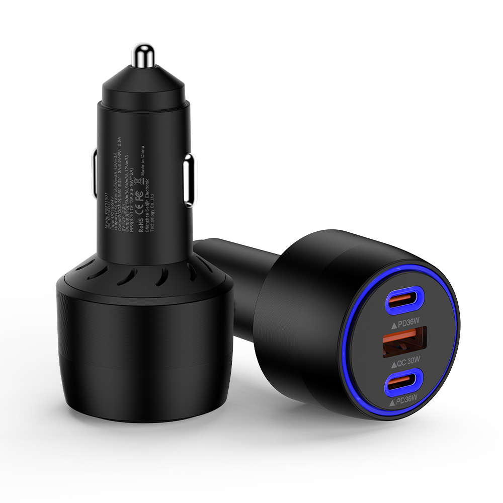 ANNIBER 102W C타입 3포트 PD36W+QC30W+PD36W 차량용 시거잭 자동차 초고속 충전기 11,990원