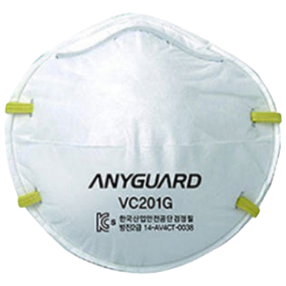 애니가드 방진 2급 마스크 VC201G, 40개, 화이트 18,000원