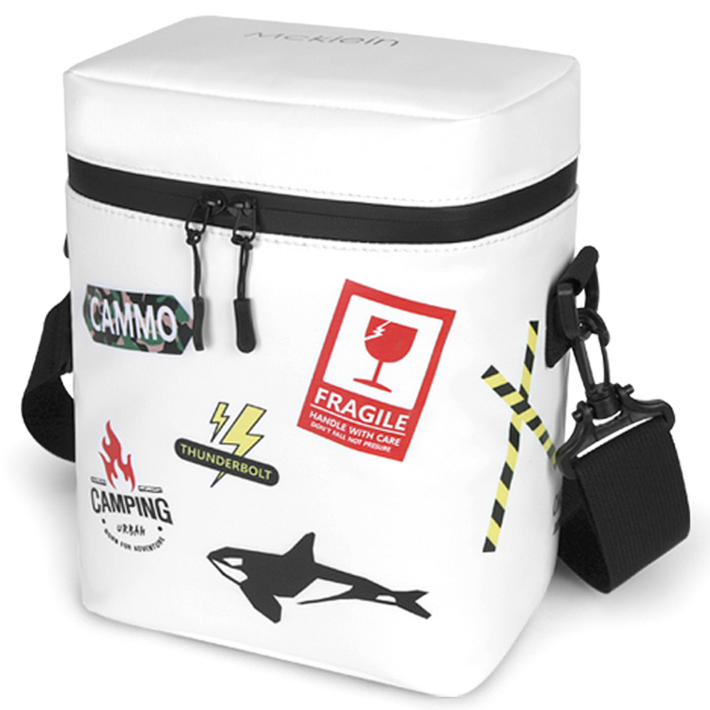 [멕클레인] 아쿠아 패치 쿨러백 S (8.5L) [화이트], 단품 21,970원