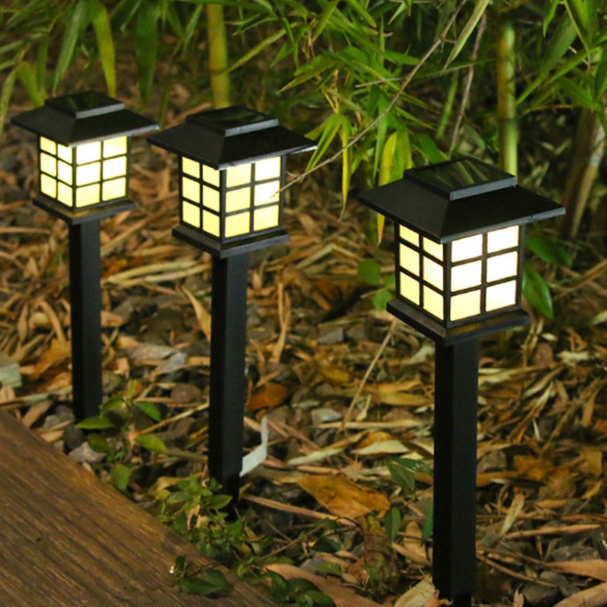 태양광 미니 정원등 2개입 꼬마 잔디등 옥외 조명 6,800원