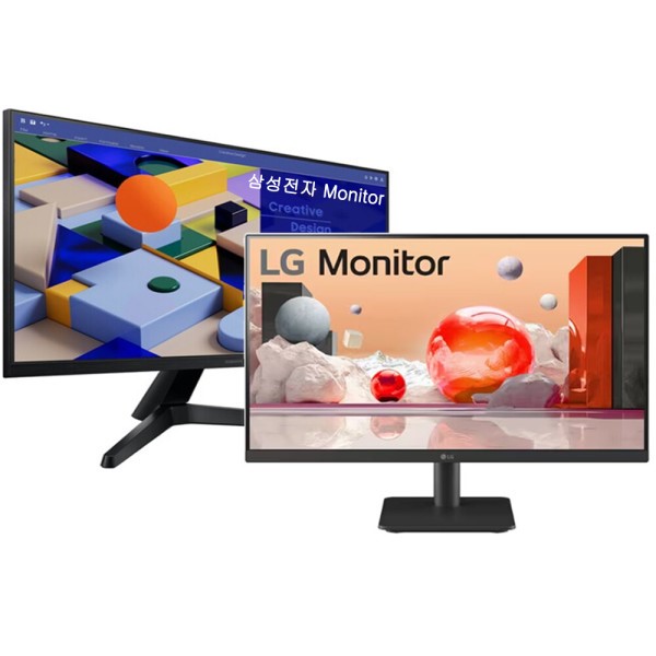 LG 엘지 삼성 24인치 LED 모니터 FHD HDMI 사무용 듀얼용 CCTV용 컴퓨터모니터 중고, 24인치 FHD HDMI 랜덤, 61cm 61,000원