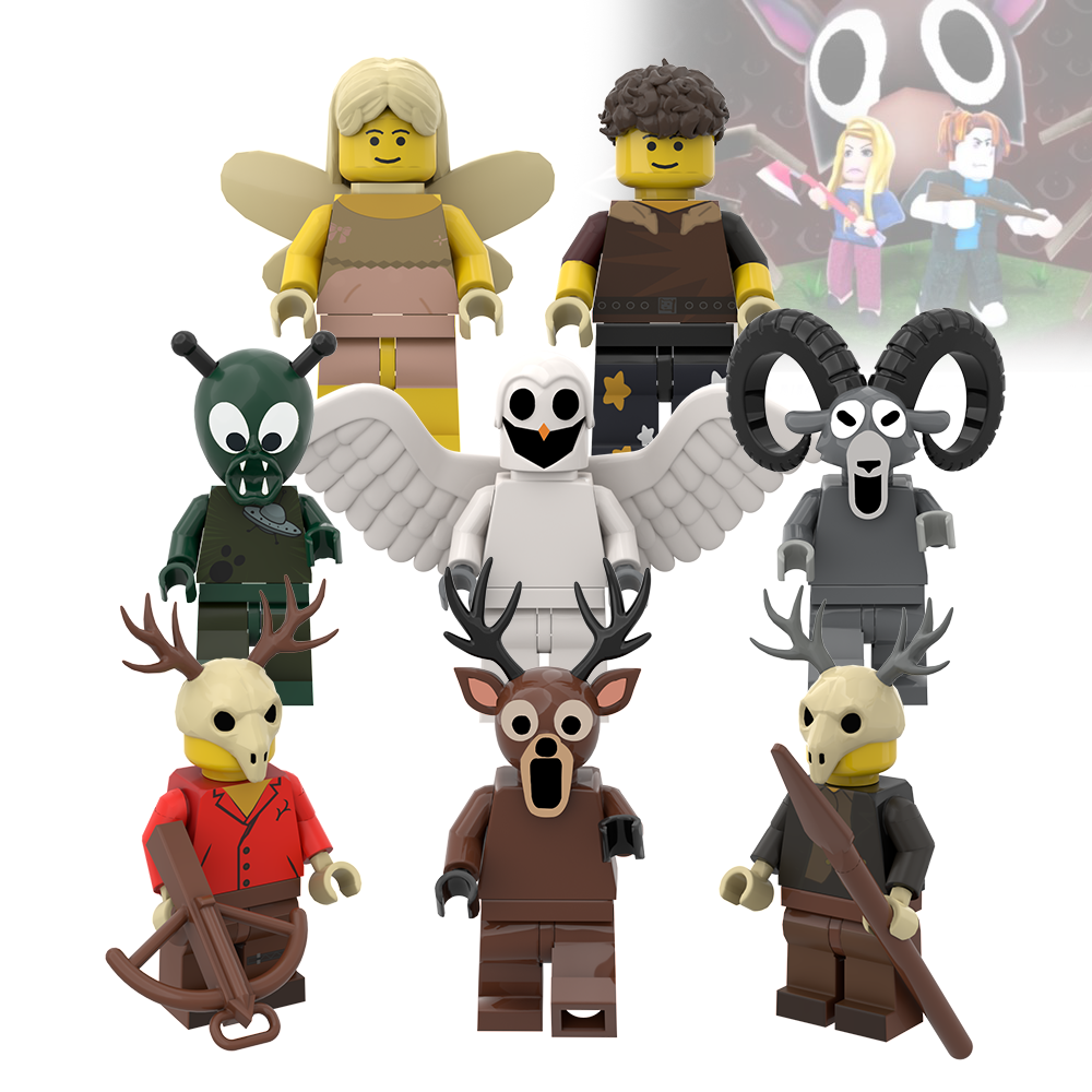 FunKKU 99일 나이트 인더 포레스트 레고호환블록 캐리터 피규어 8종 블럭세트 어린이날선물, 1세트, 1 24,800원