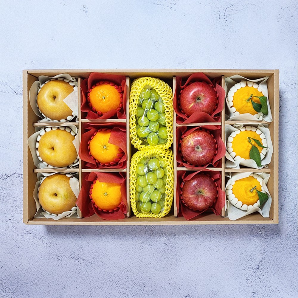 2026 설날 프리미엄 과일 선물세트 사과/배/샤인머스켓/한라봉/레드향 115,900원