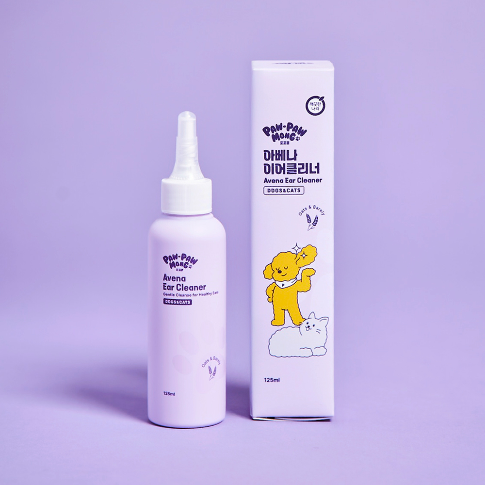 포포몽 반려동물 저자극 아베나 이어 클리너, 1개, 125ml 12,900원