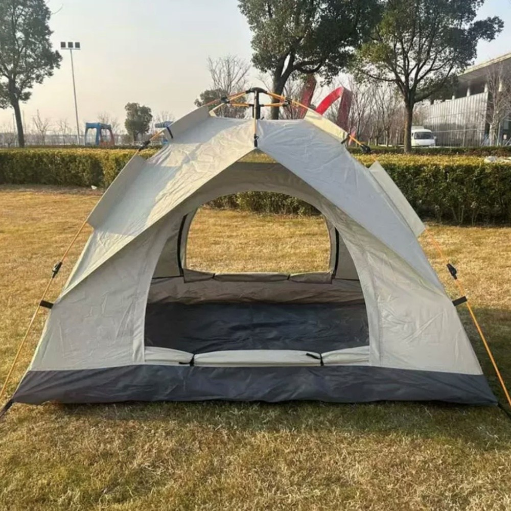 원터치텐트 방수 그늘막 텐트 베이지 휴대용 텐트 한강 피크닉 베어커즈 초간편설치, 3-4인용 59,800원