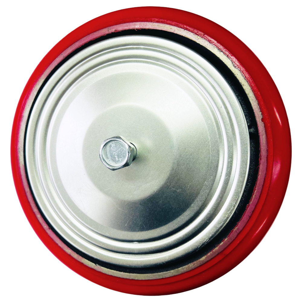 15cm(6인치)중량 우레탄바퀴 휠세트 바퀴만 산업용 캐스터 하중260kg 바퀴폭44mm 900원