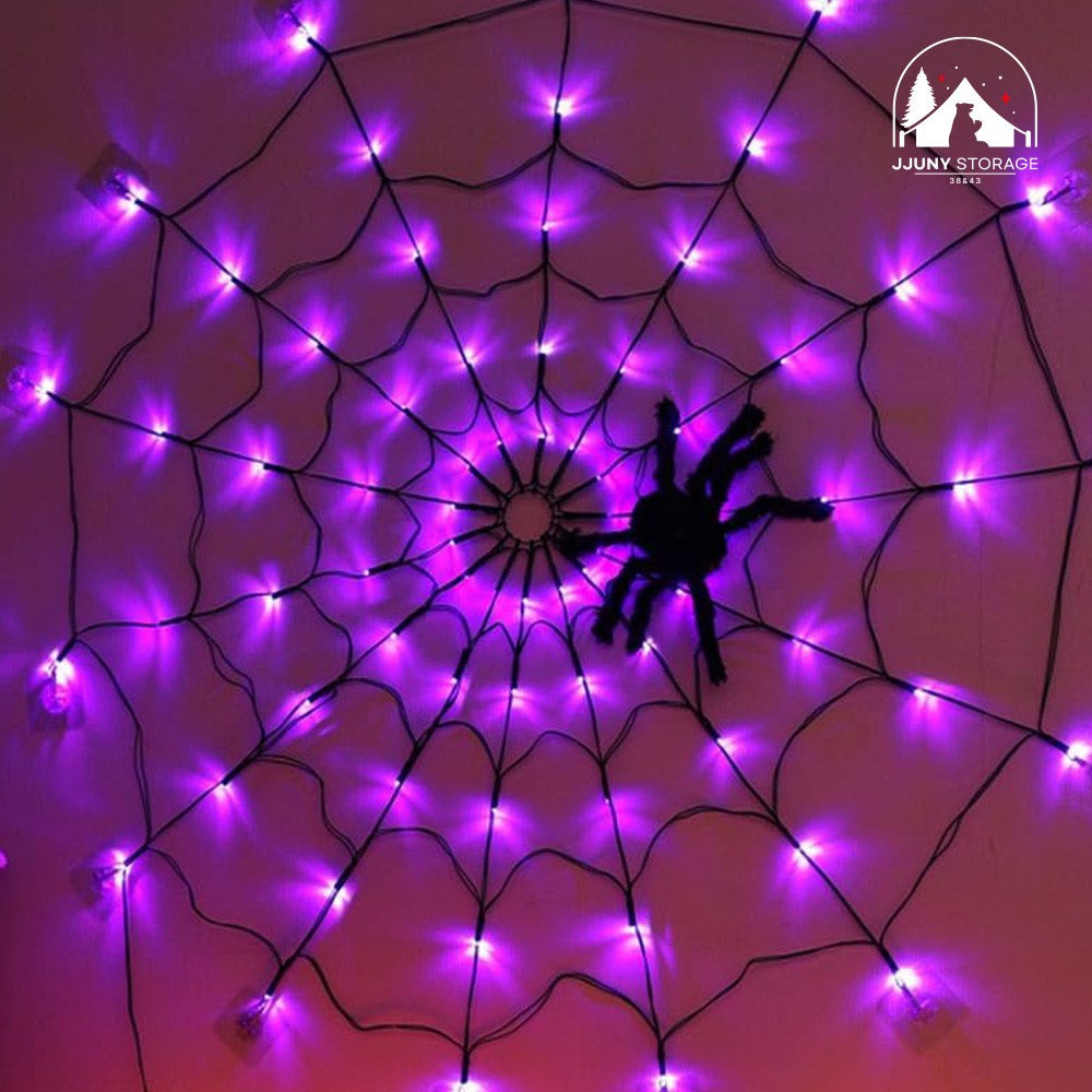 쭈니 스토리지 할로윈 전구 거미줄 LED 조명 파티 소품 캠핑조명, 1개 18,000원